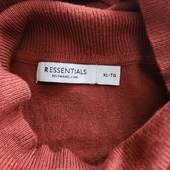 Reitmans rusty orange turtleneck sweater - Picture 5 of 9